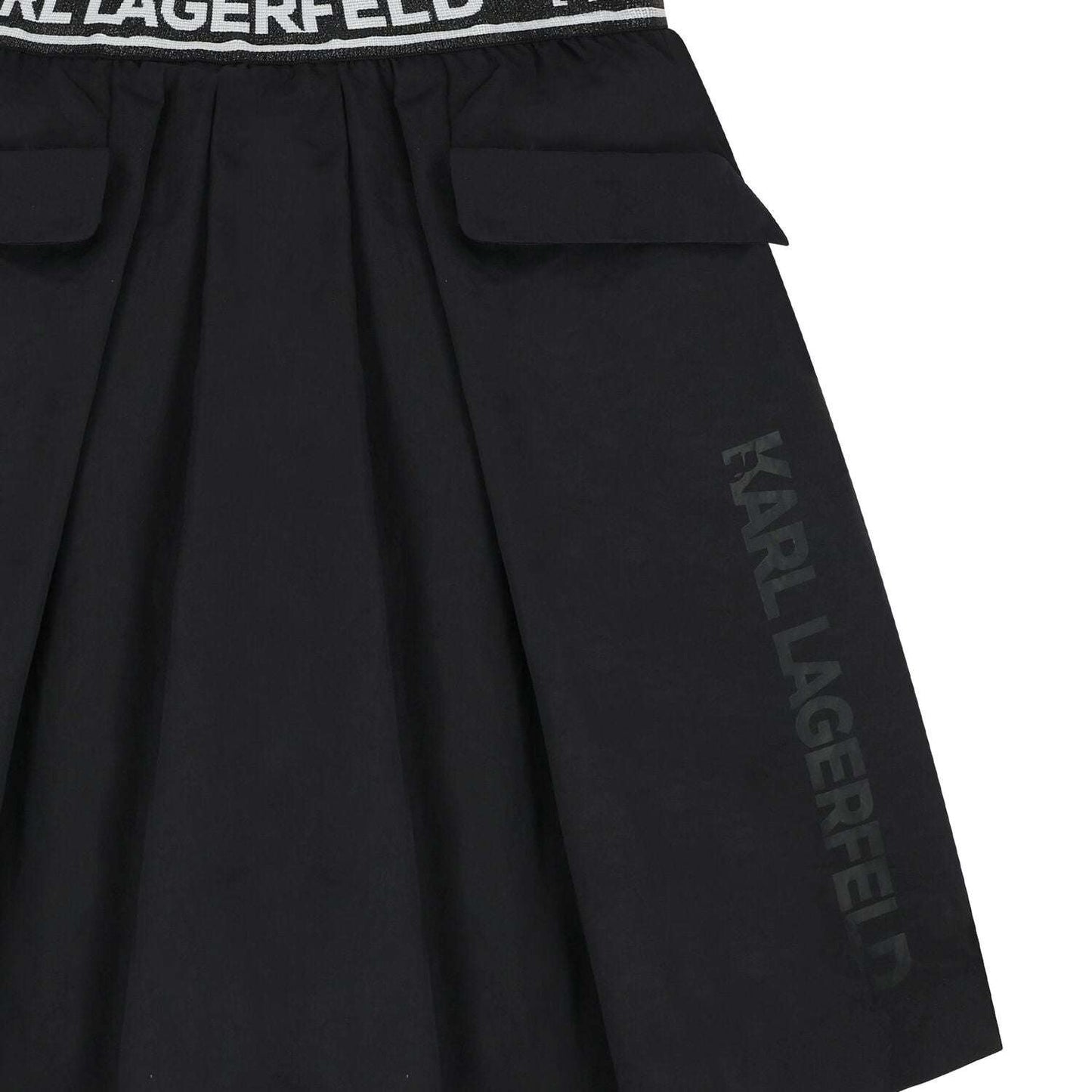 Karl Lagerfeld - Поли - Black Logo Skirt - Love|Labels