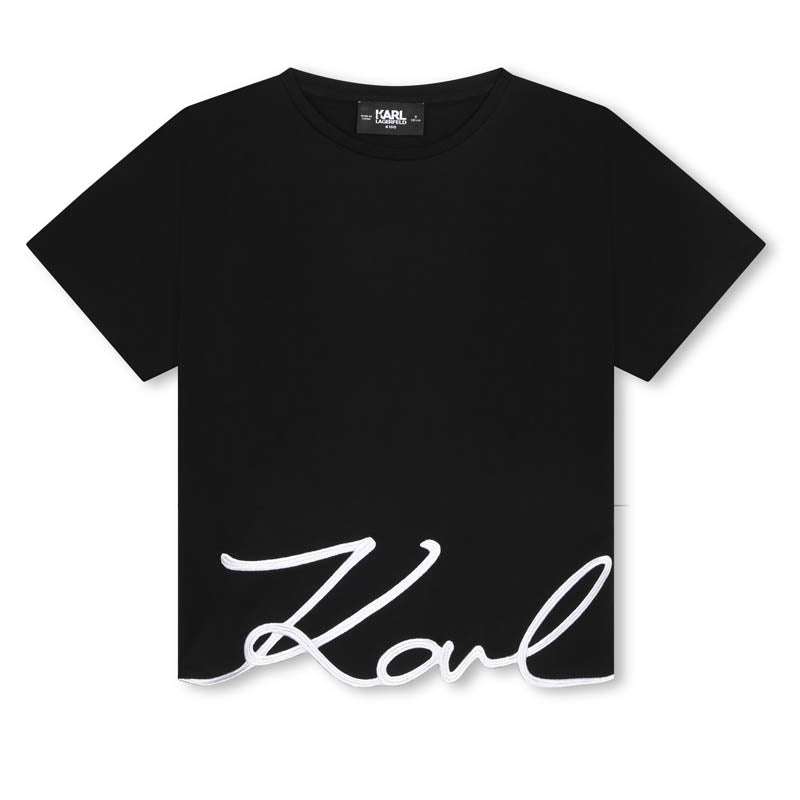 Karl Lagerfeld - Тениски - Black Logo T-Shirt - Love|Labels