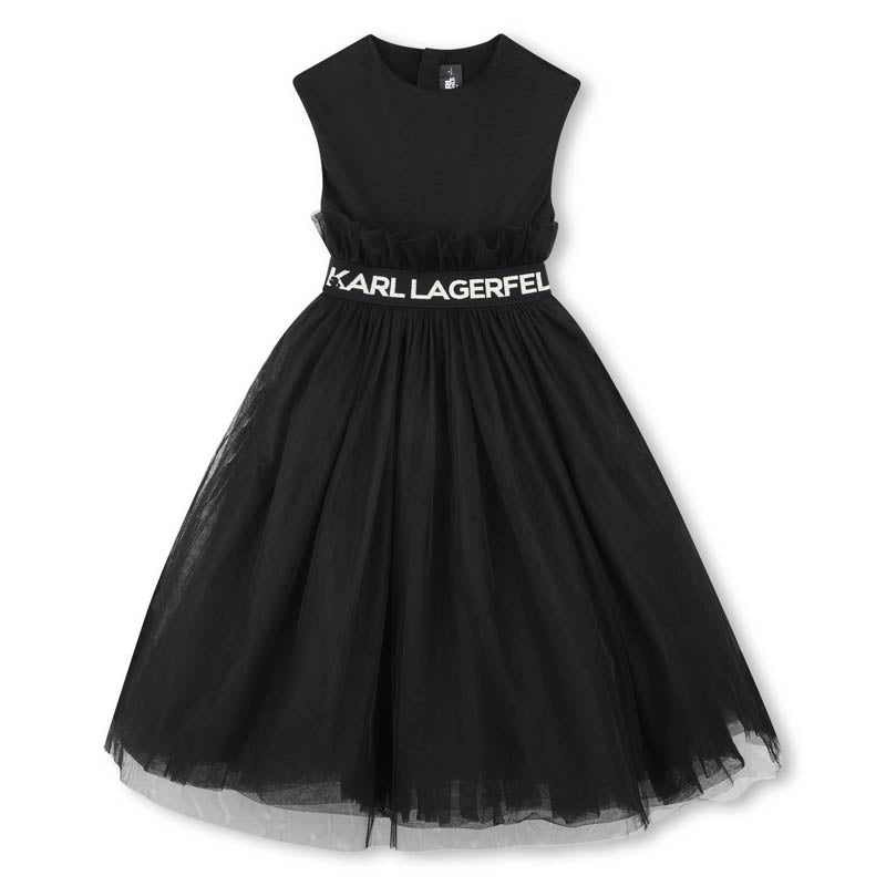 Karl Lagerfeld - Рокли - Black Tulle Dress - Love|Labels