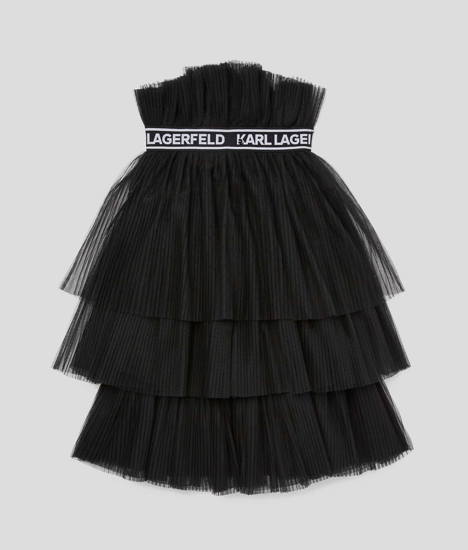 Karl Lagerfeld - Поли - Black Tulle Skirt - Love|Labels