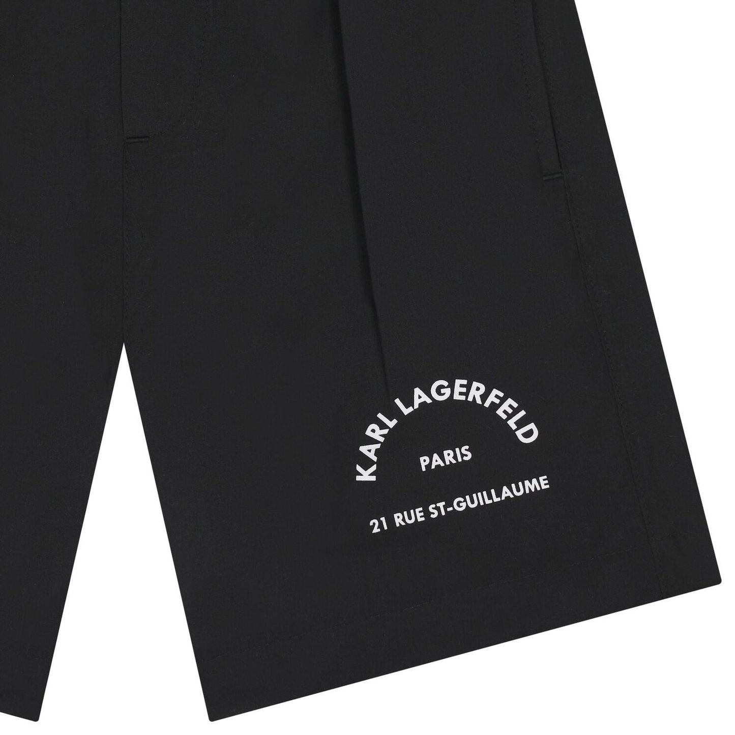 Karl Lagerfeld - Шорти - Boys Black Logo Swim Shorts - Love|Labels