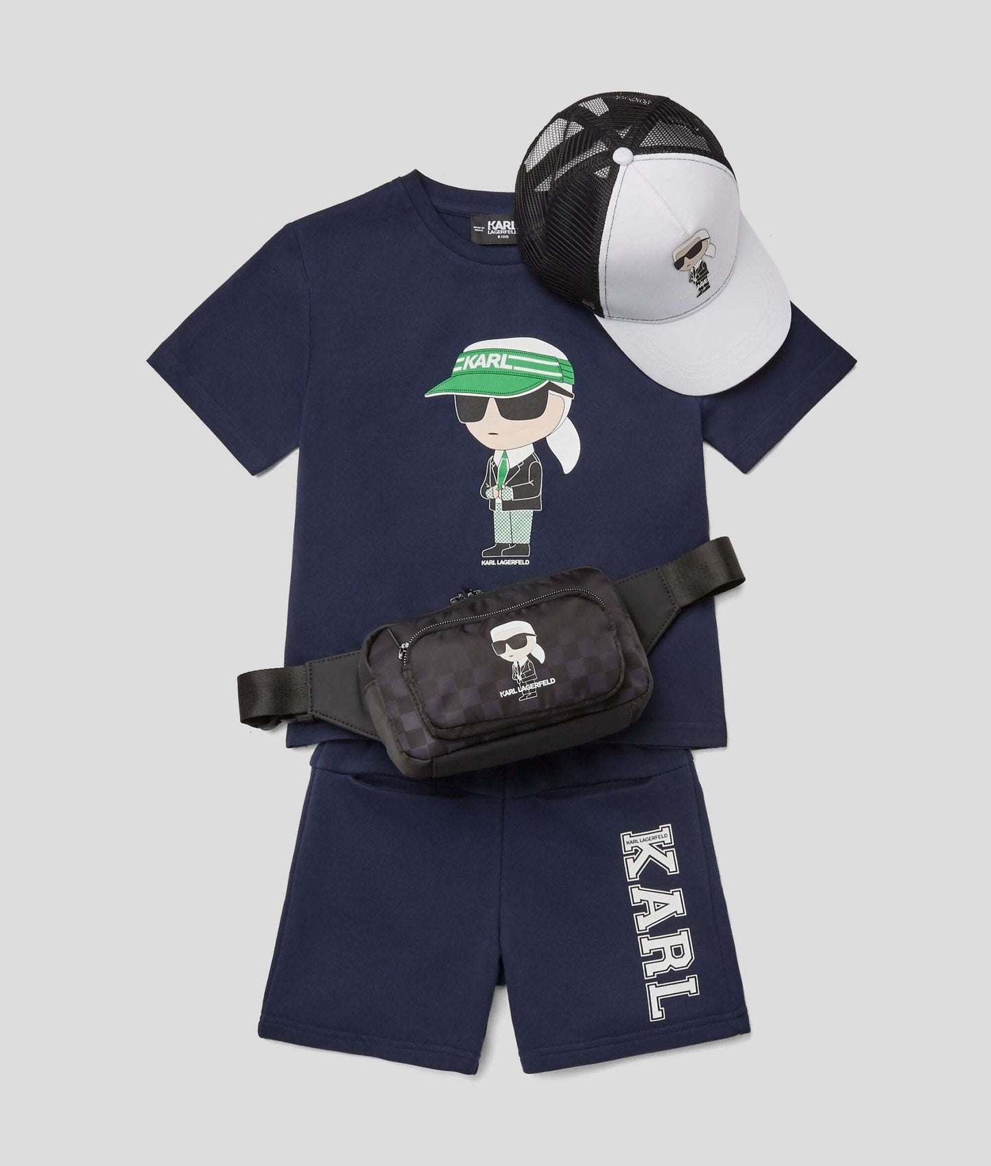 Karl Lagerfeld - Тениски - Boys K/Ikonik T-Shirt Blue - Love|Labels