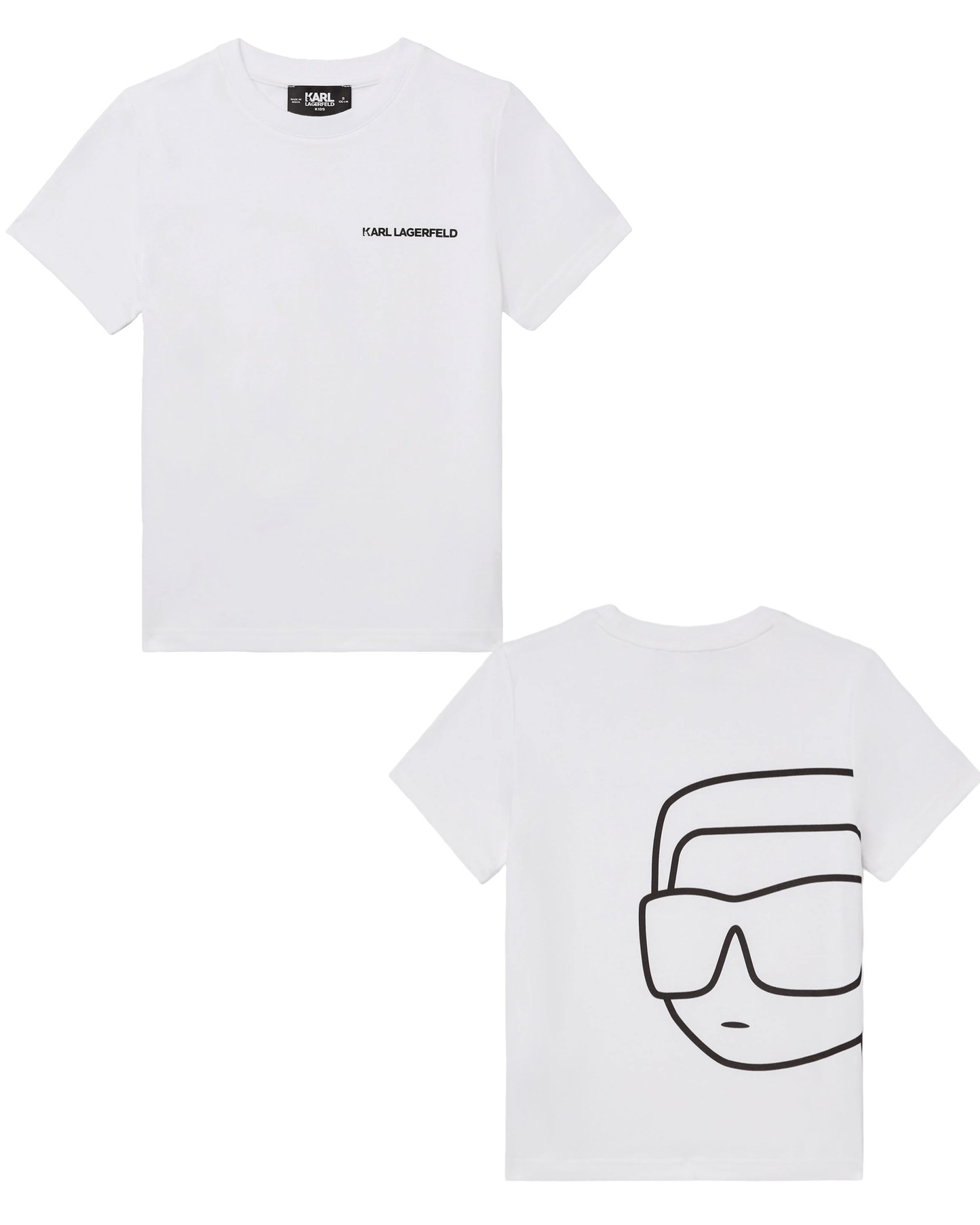 Karl Lagerfeld - Тениски - Boys K/Ikonik T-Shirt White - Love|Labels