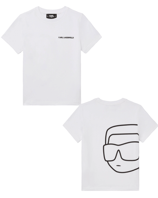 Karl Lagerfeld - Тениски - Boys K/Ikonik T-Shirt White - Love|Labels
