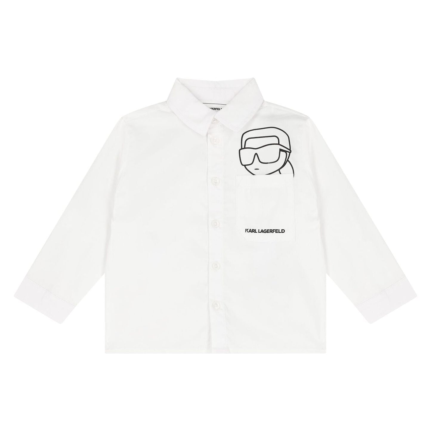 Karl Lagerfeld - Комплекти - Boys White & Blue Denim Trouser Set - Love|Labels
