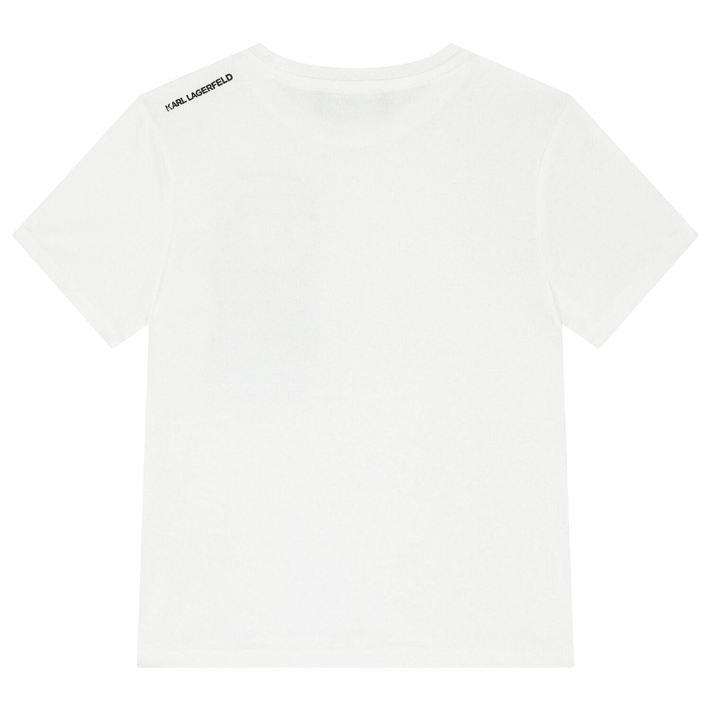 Karl Lagerfeld - Тениски - Boys White Logo T-Shirt - Love|Labels