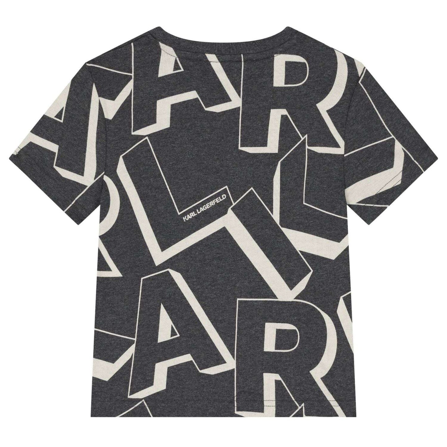 Karl Lagerfeld - Тениски - Grey & Ivory Logo T-Shirt - Love|Labels