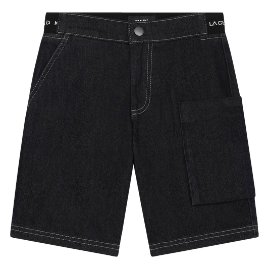 Karl Lagerfeld - Шорти - Indigo Denim Bermudas - Love|Labels