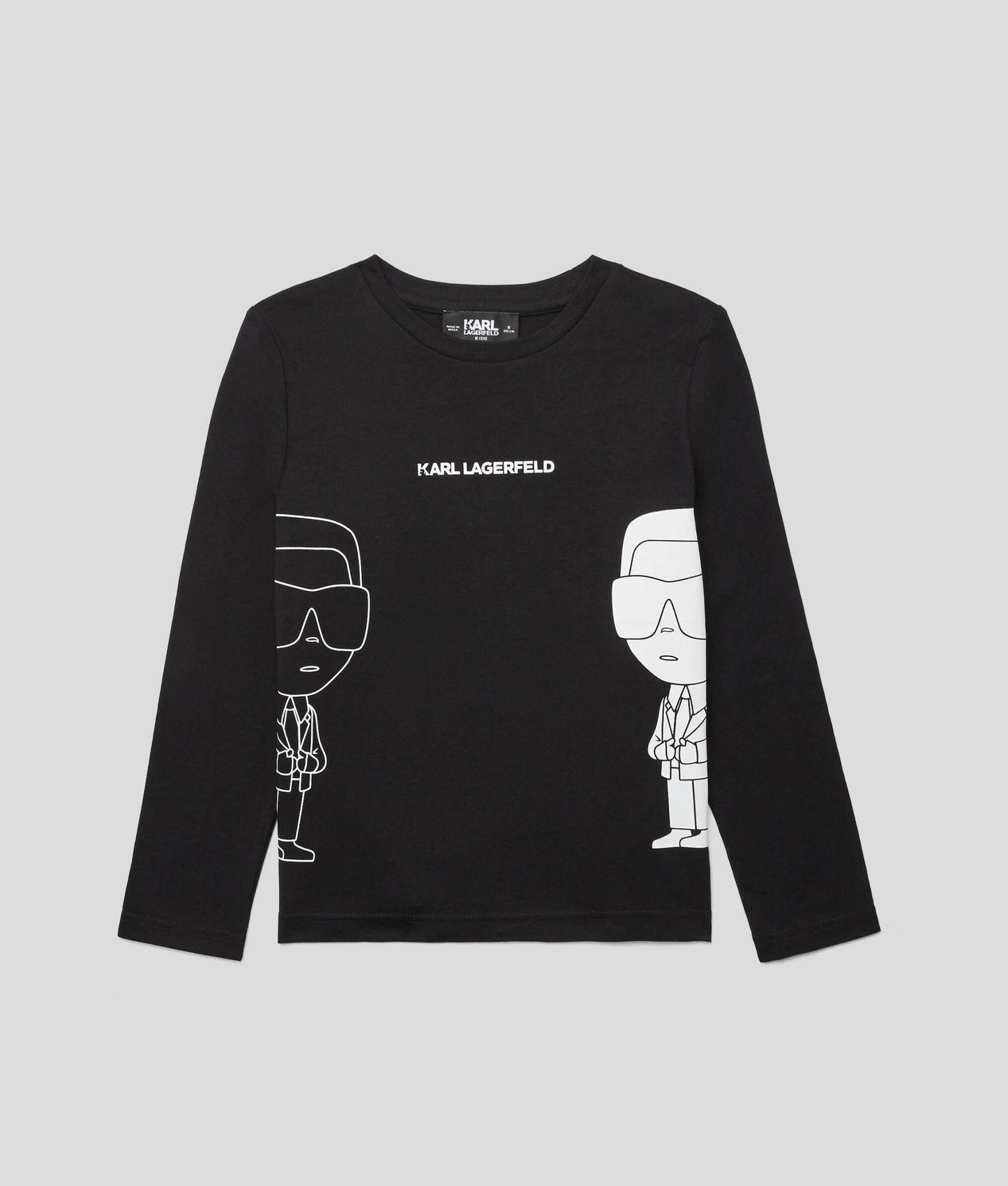 Karl Lagerfeld - Блузи - K/Ikonik Long Sleeve T-Shirt - Love|Labels