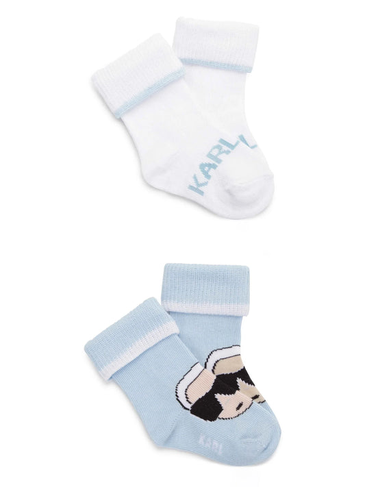 2-Pack Baby Blue Socks