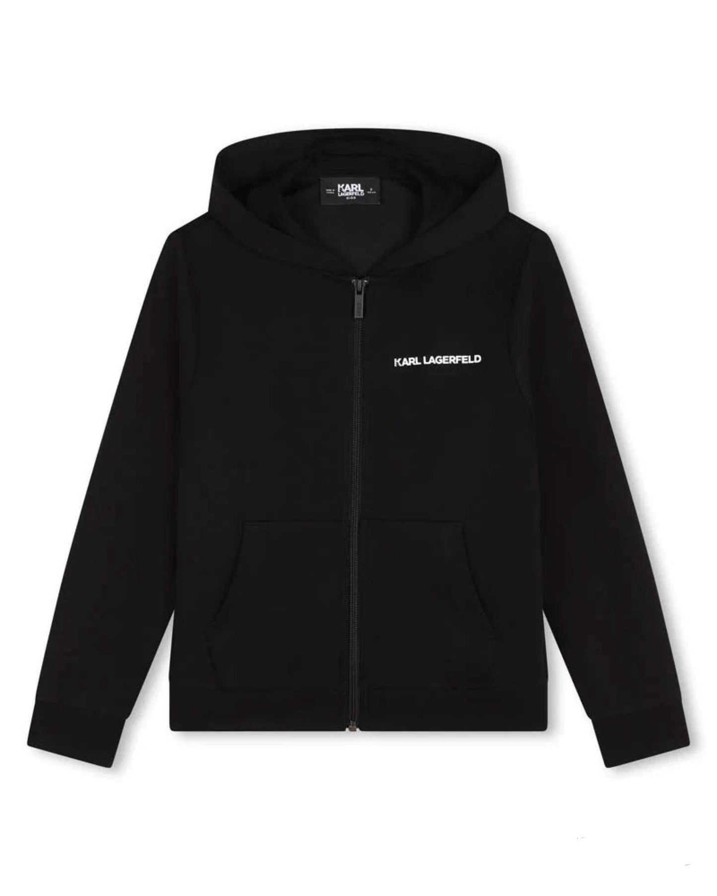 Karl Lagerfeld - Блузи - Logo Zip - Up Sweatshirt - Love|Labels