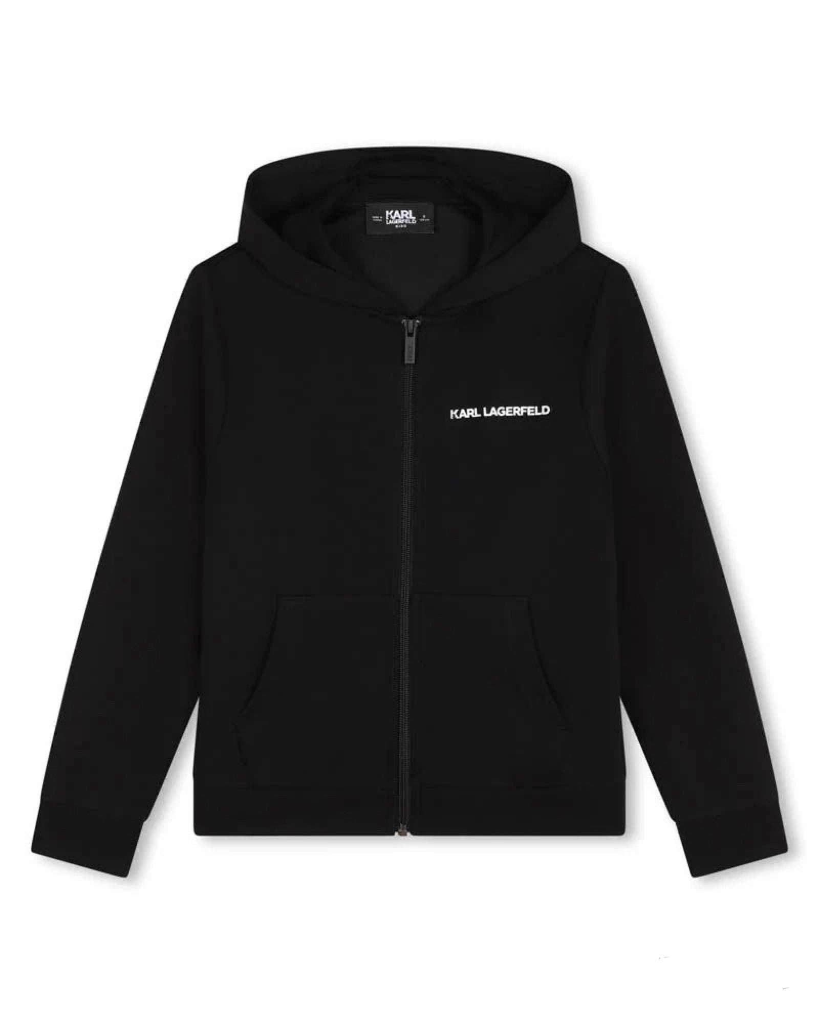 Karl Lagerfeld - Блузи - Logo Zip - Up Sweatshirt - Love|Labels