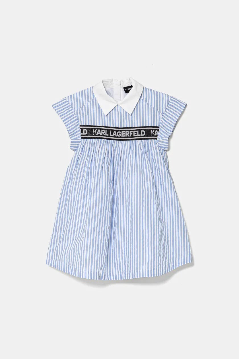 Karl Lagerfeld - Рокли - Metallic - Striped Shirt Dress - Love|Labels