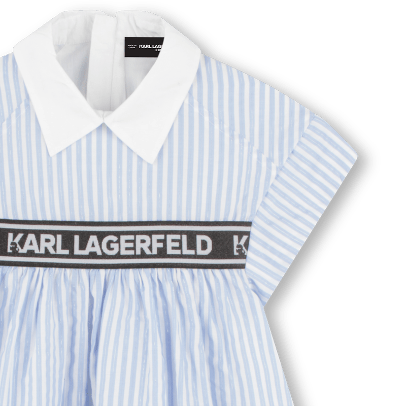 Karl Lagerfeld - Рокли - Metallic - Striped Shirt Dress - Love|Labels