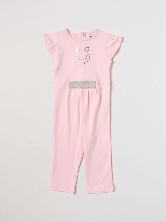 Karl Lagerfeld - Ромпери - Pink Choupette Jumpsuit - Love|Labels