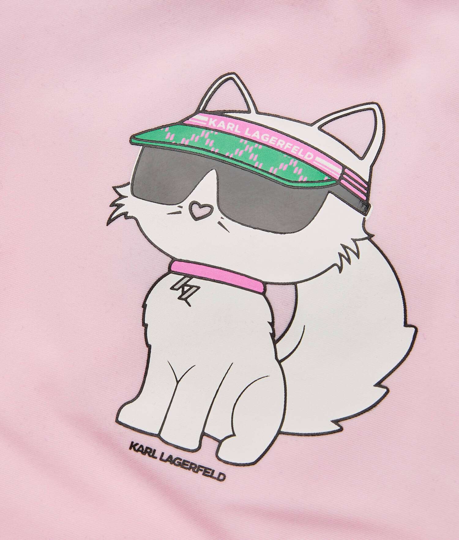 Karl Lagerfeld - Бански - Pink Choupette Swimsuit - Love|Labels