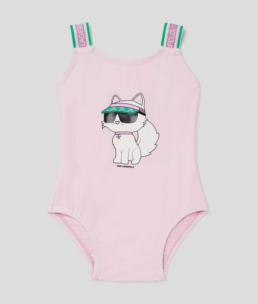 Karl Lagerfeld - Бански - Pink Choupette Swimsuit - Love|Labels