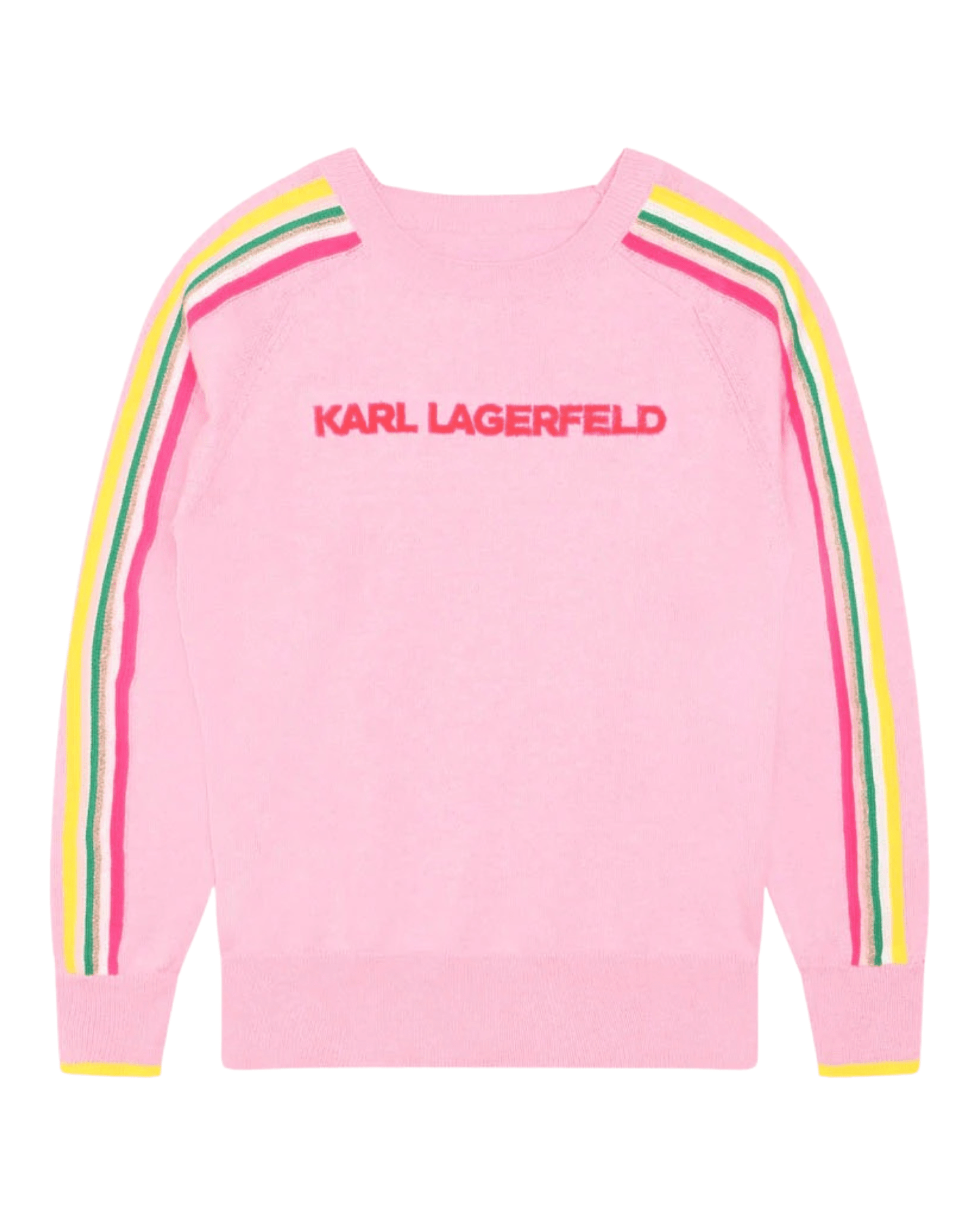Karl Lagerfeld - Блузи - Pink Stripes Sweater - Love|Labels