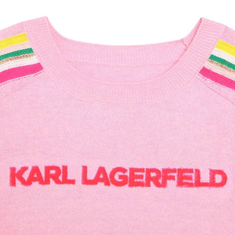 Karl Lagerfeld - Блузи - Pink Stripes Sweater - Love|Labels
