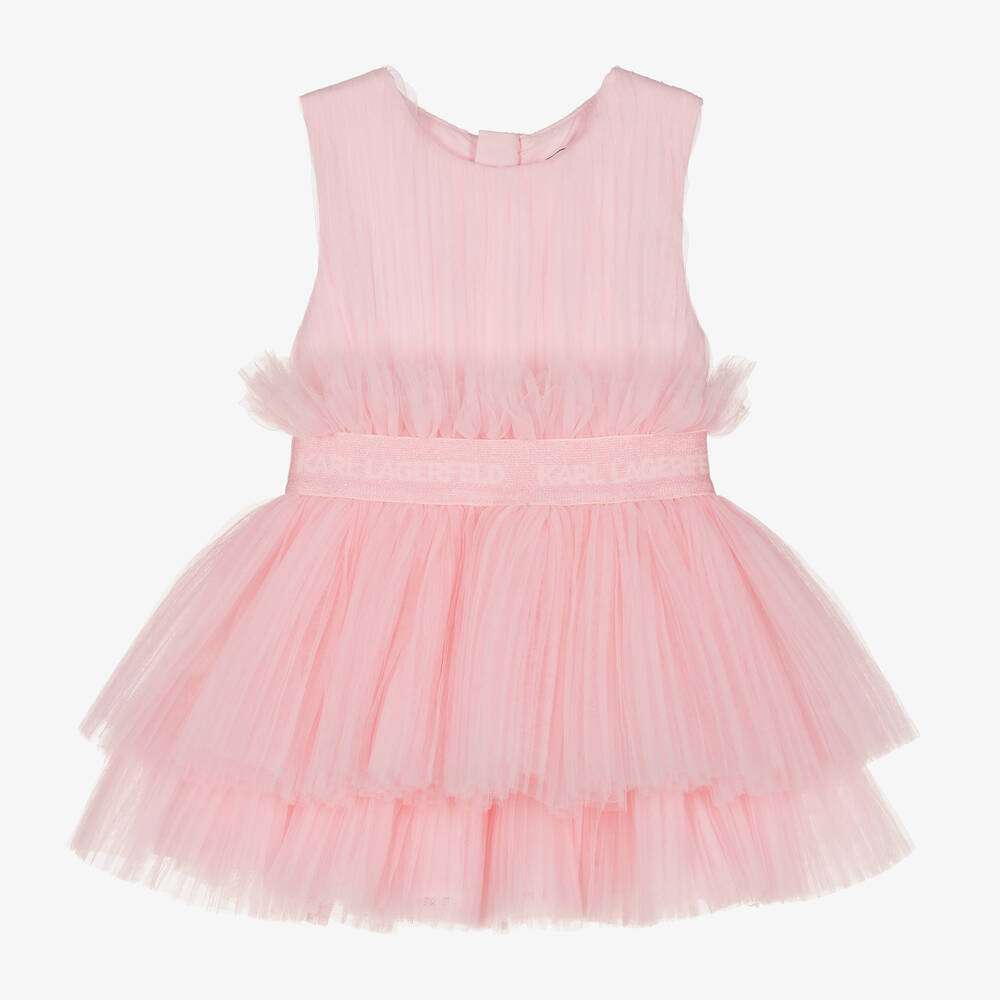 Karl Lagerfeld - Рокли - Pink Tulle Tutu Dress - Love|Labels