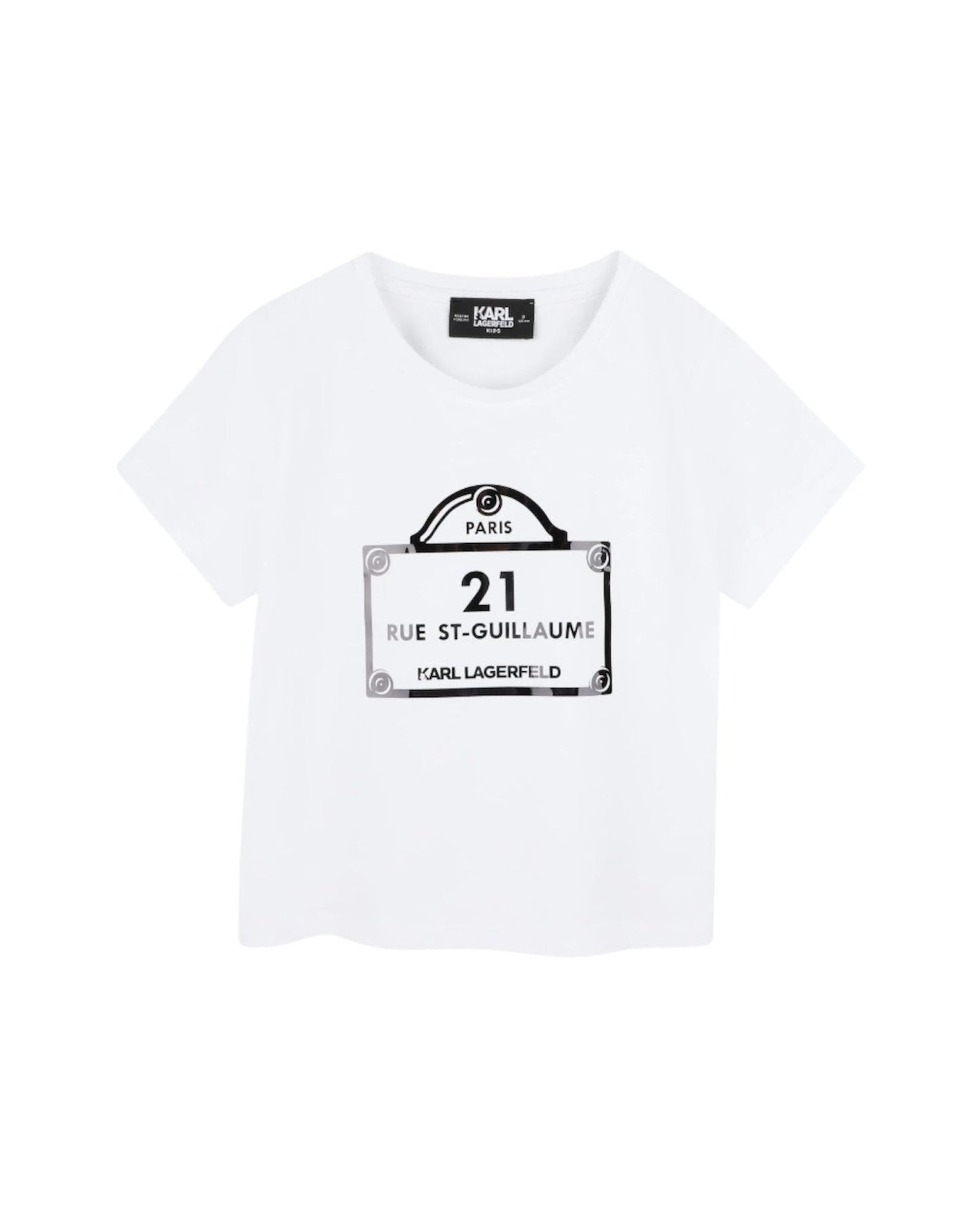 Karl Lagerfeld - Тениски - Short Sleeve White T-Shirt - Love|Labels