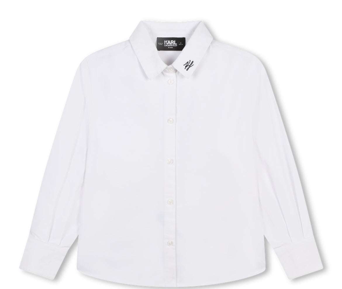 Karl Lagerfeld - Ризи - Signature Logo Button - Up Shirt - Love|Labels
