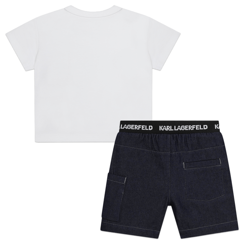 Karl Lagerfeld - Комплекти - White & Blue Karlito Set - Love|Labels