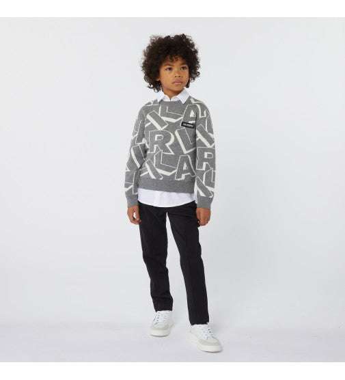 Karl Lagerfeld - Блузи - White Letters Sweatshirt - Love|Labels