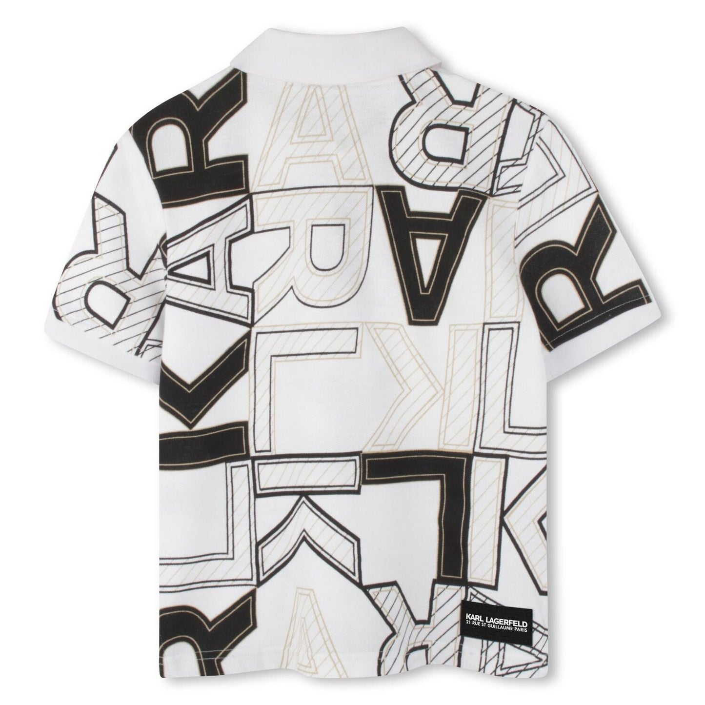 Karl Lagerfeld - Тениски - White Logo Polo Shirt - Love|Labels
