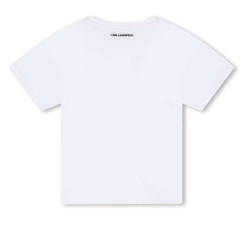 Karl Lagerfeld - White Logo T-Shirt - Love|Labels