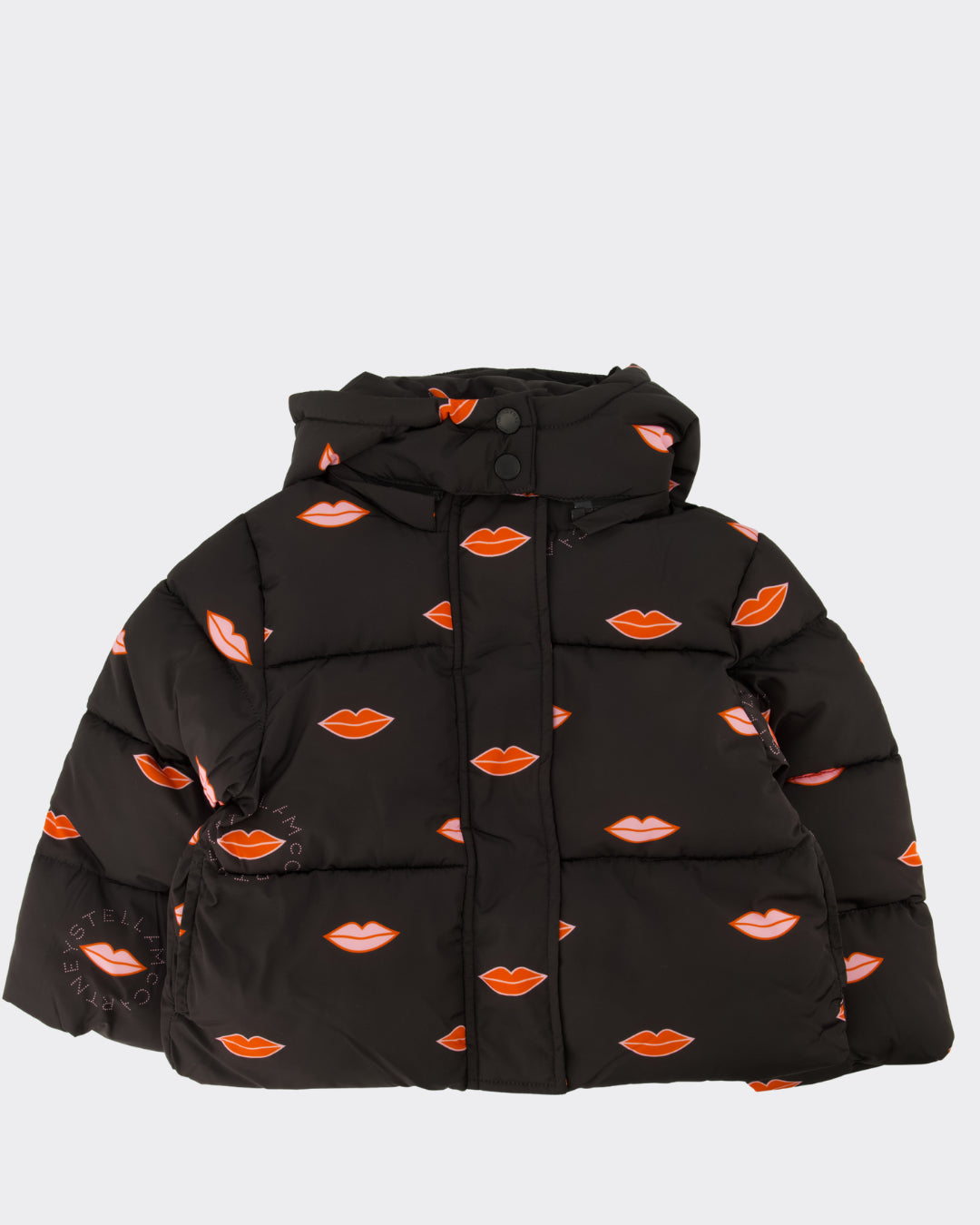 Logo Lips Puffer Jacket