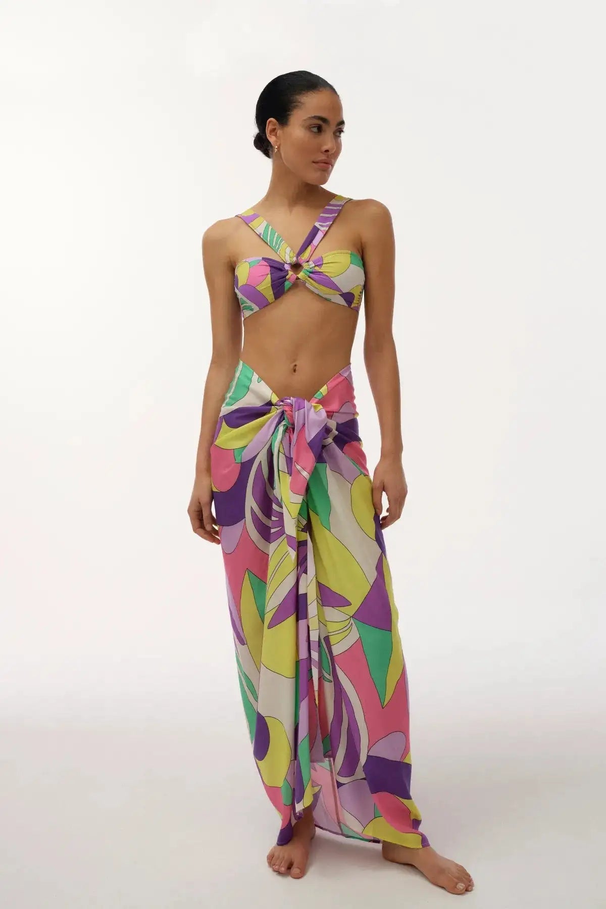 Love Stories Intimates - Бански - Chloe Long Lilac Pareo - Love|Labels
