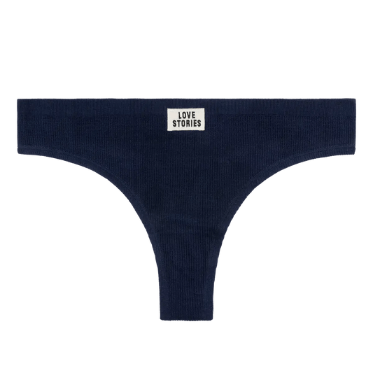 Love Stories Intimates - Бельо - Бикини - Lima Comfy Dark Blue Briefs - Love|Labels