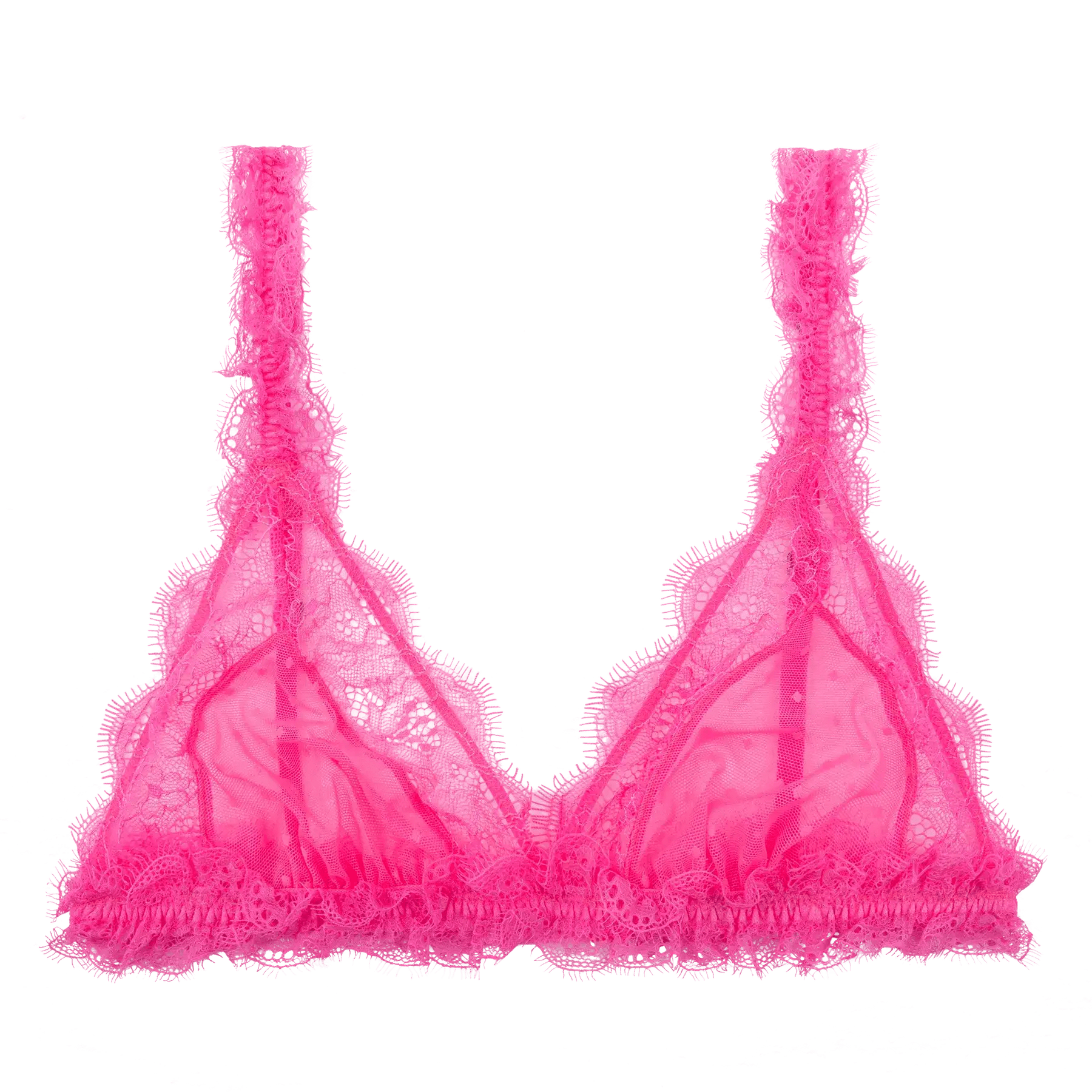 Love Stories Intimates - Бельо - Сутиени - Love Lace Hot Pink Bralette - Love|Labels