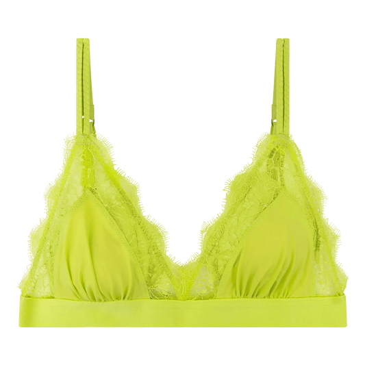 Love Stories Intimates - Бельо - Сутиени - Love Lace Lime Triangle Bralette - Love|Labels