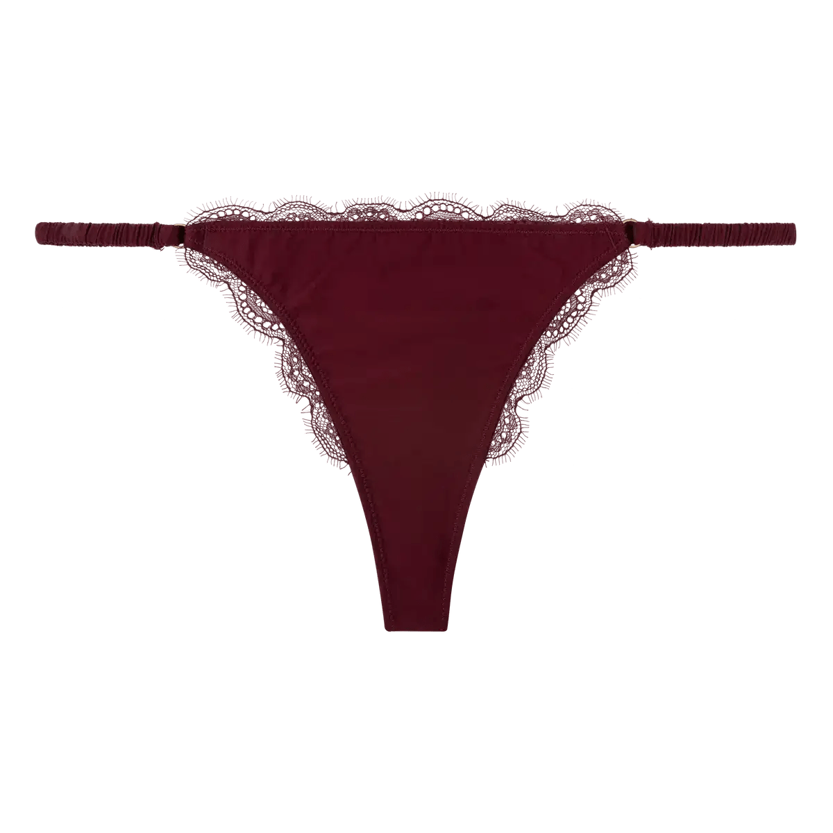 Love Stories Intimates - Бельо - Бикини - Roomie Burgundy Lace String - Love|Labels