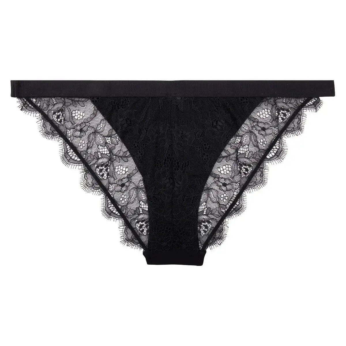 Love Stories Intimates - Бельо - Бикини - Wild Rose Blk Lace Briefs - Love|Labels