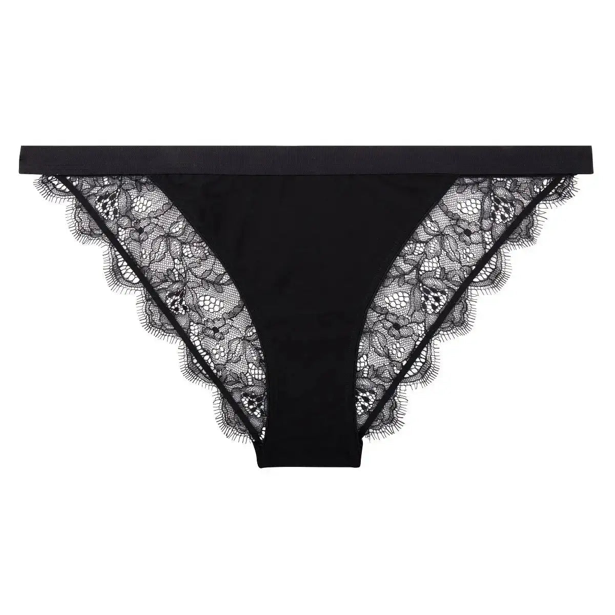 Love Stories Intimates - Бельо - Бикини - Wild Rose Blk Lace Briefs - Love|Labels