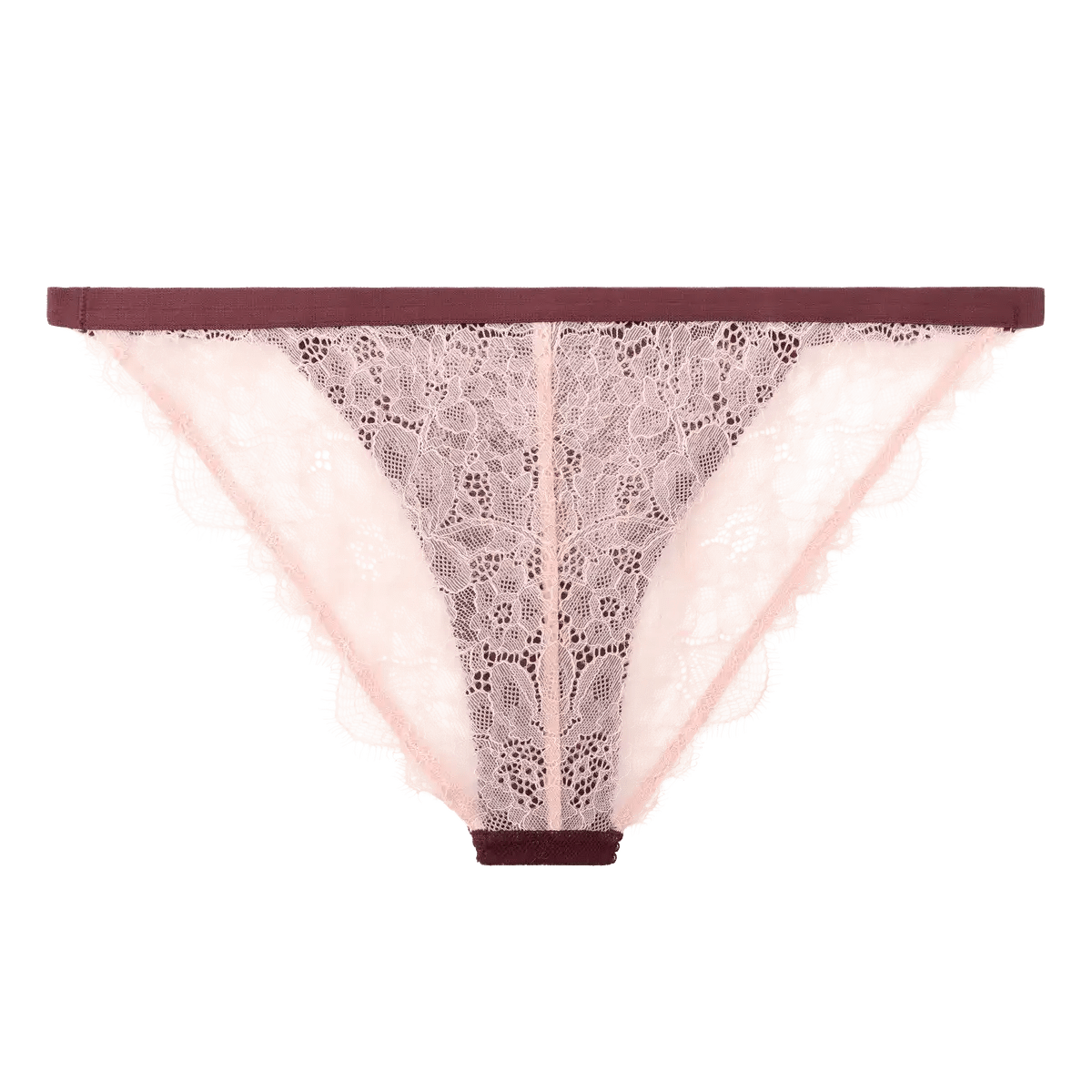 Love Stories Intimates - Бельо - Бикини - Wild Rose Burgundy Lace Briefs - Love|Labels