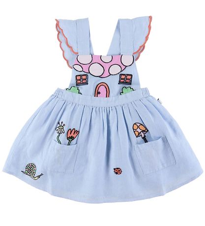 Love|Labels - Denim Dress With Flowers - Love|Labels