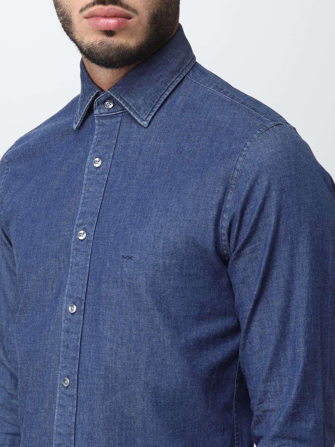 Michael Kors - Ризи - Slub - Texture Linen Shirt - Love|Labels