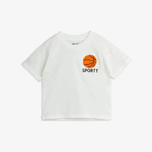 Mini Rodini - Тениски - Basketball Embroidered T-Shirt - Love|Labels