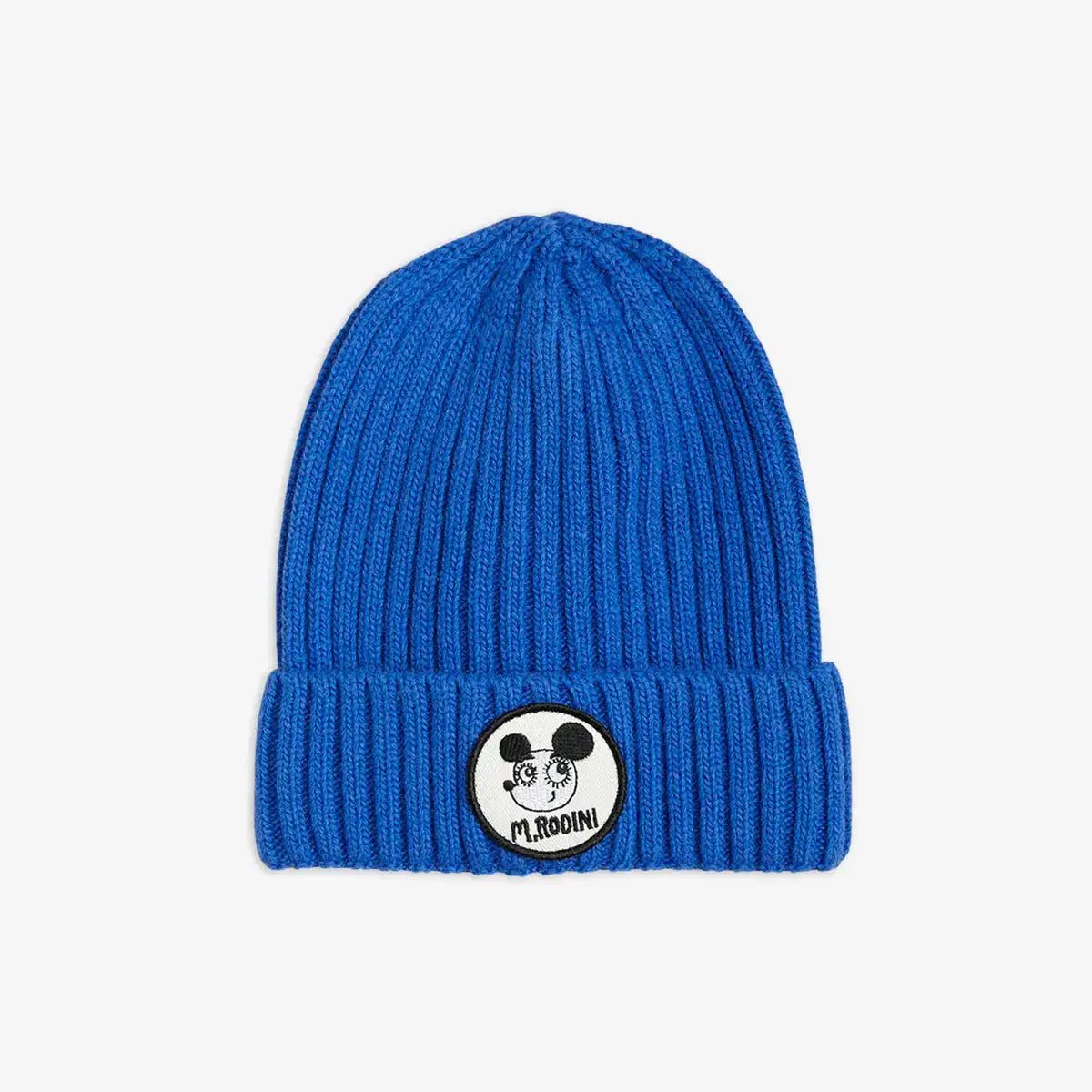 Mini Rodini - Аксесоари - Шапки - Blue Knit Beanie - Love|Labels