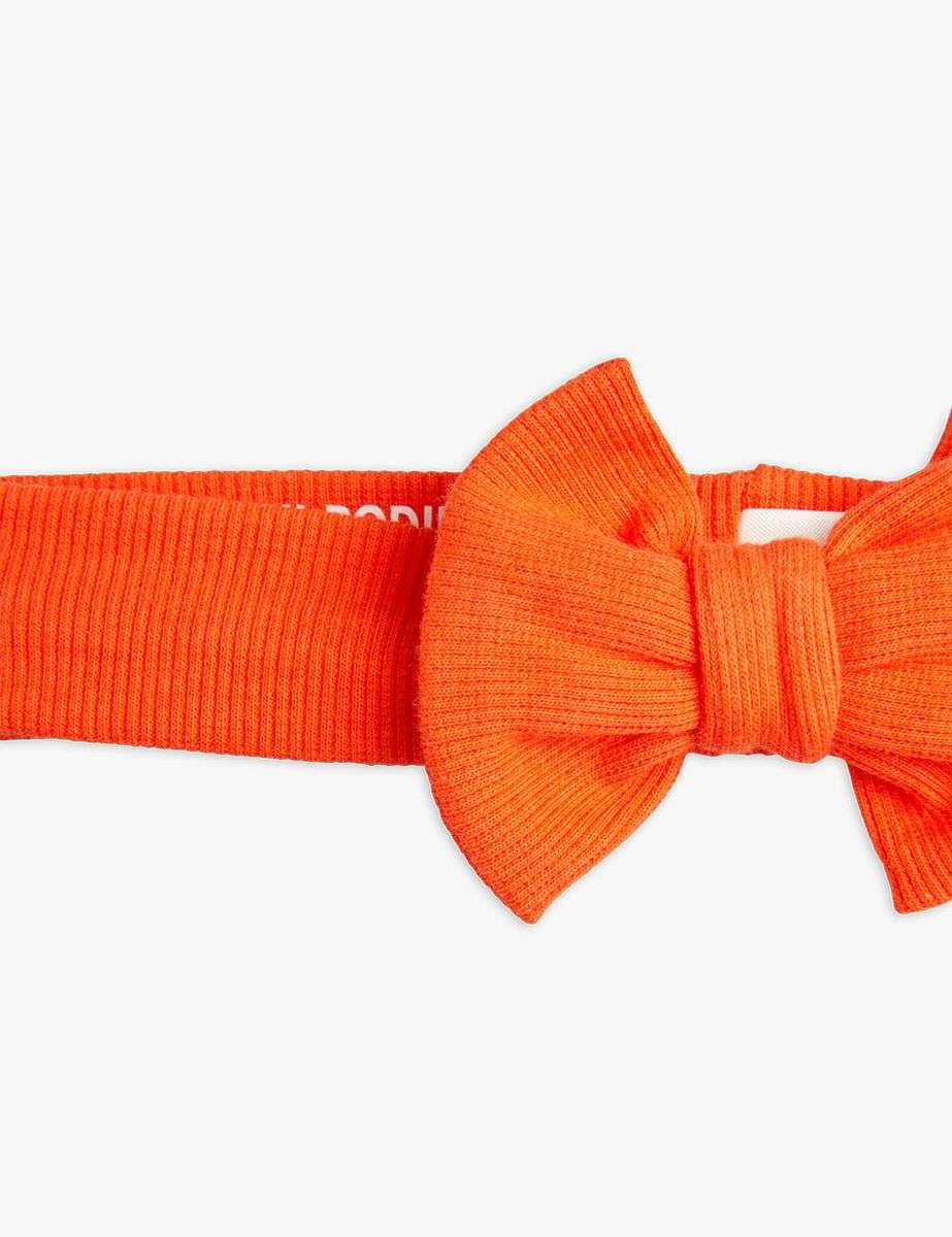 Mini Rodini - Аксесоари - Други - Bow Ribbed Headband - Love|Labels