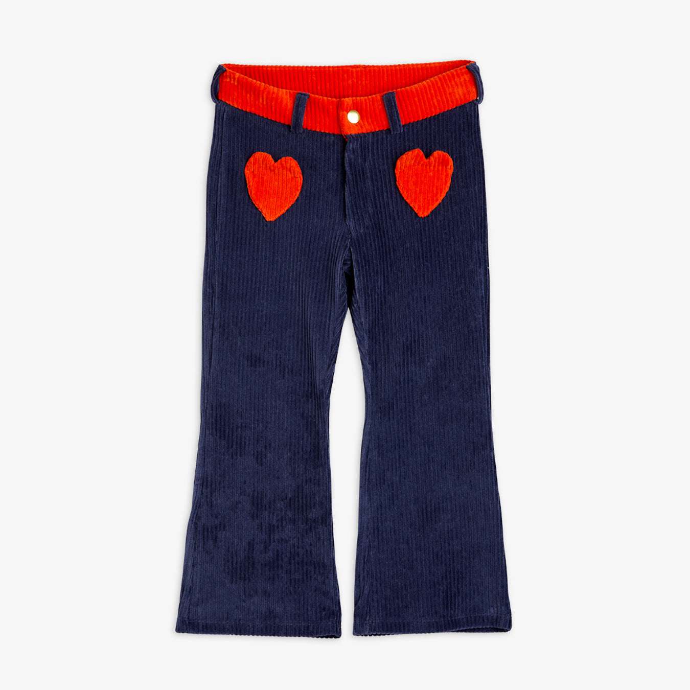 Mini Rodini - Панталони - Corduroy Trousers Blue - Love|Labels