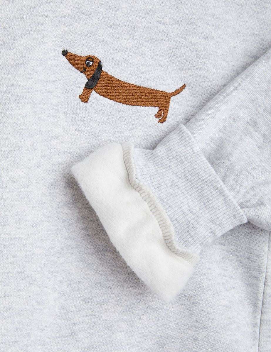 Mini Rodini - Блузи - Dog Embroidered Sweatshirt - Love|Labels