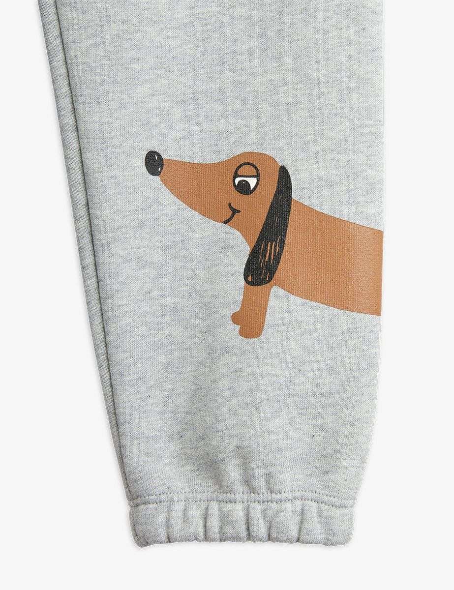 Mini Rodini - Панталони - Dog Grey Sweatpants - Love|Labels