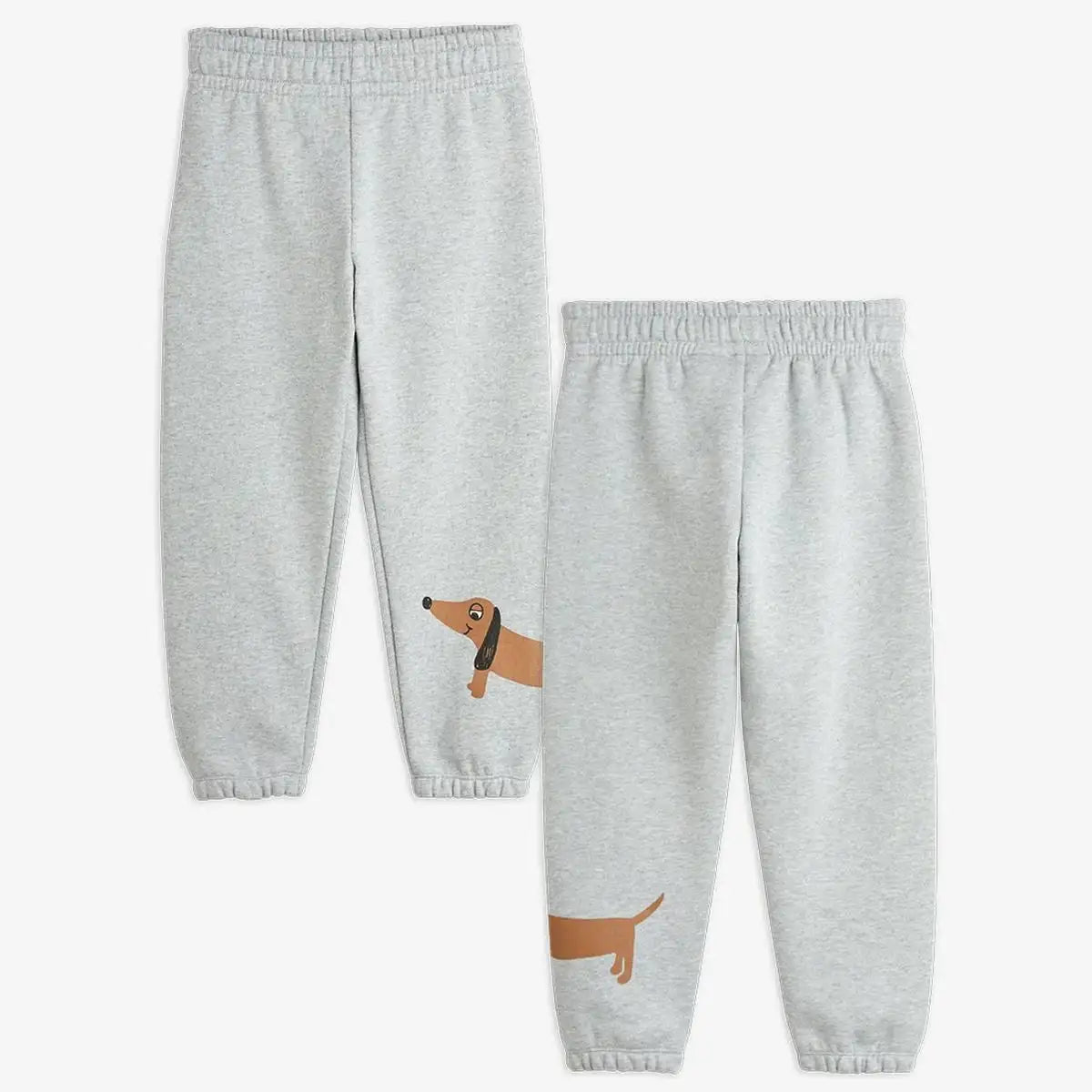 Mini Rodini - Панталони - Dog Grey Sweatpants - Love|Labels
