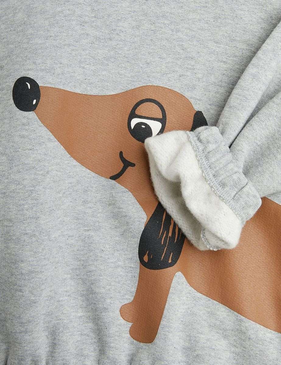 Mini Rodini - Блузи - Dog Grey Sweatshirt - Love|Labels