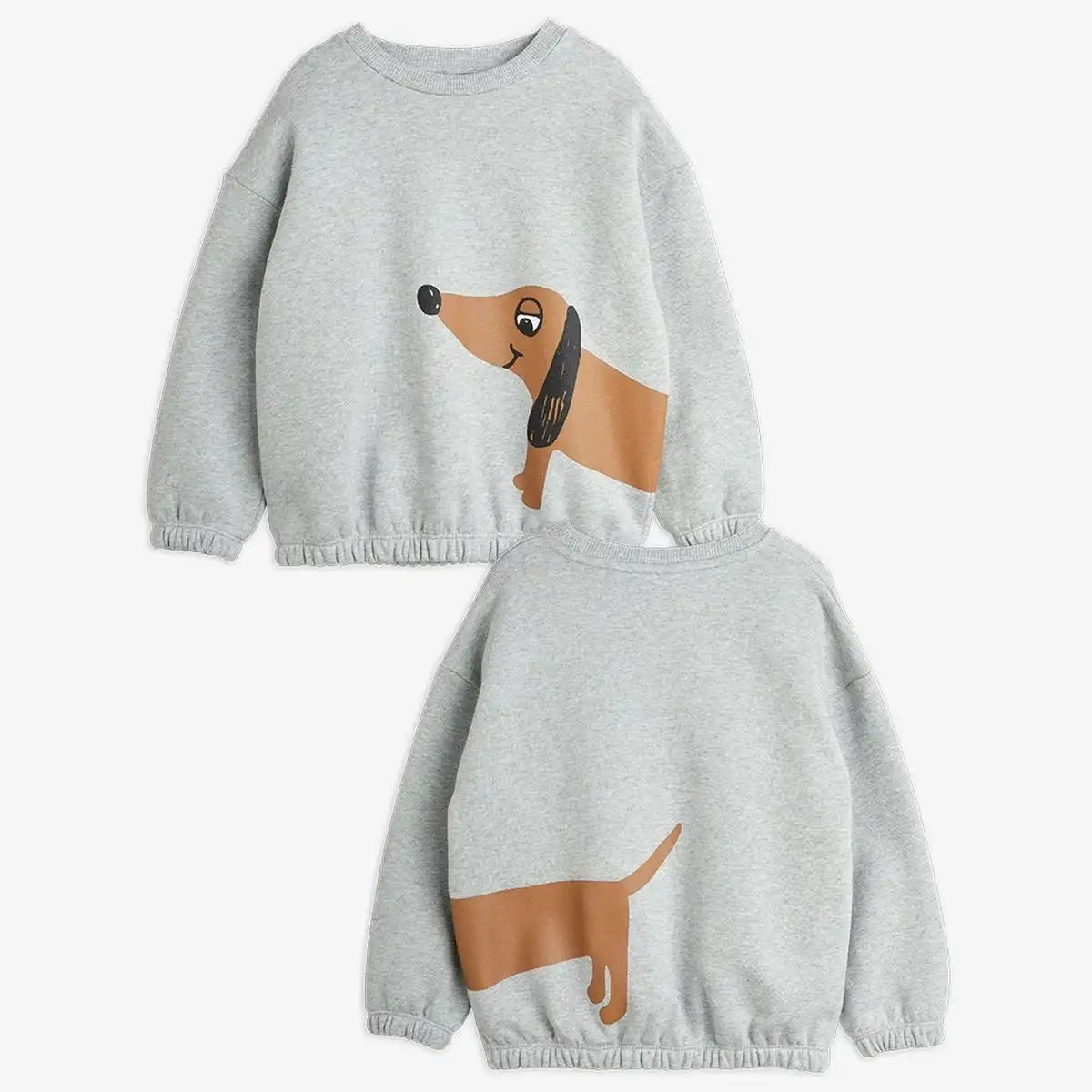 Mini Rodini - Блузи - Dog Grey Sweatshirt - Love|Labels